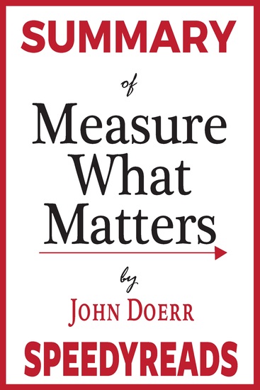 Summary of Measure What Matters - cover