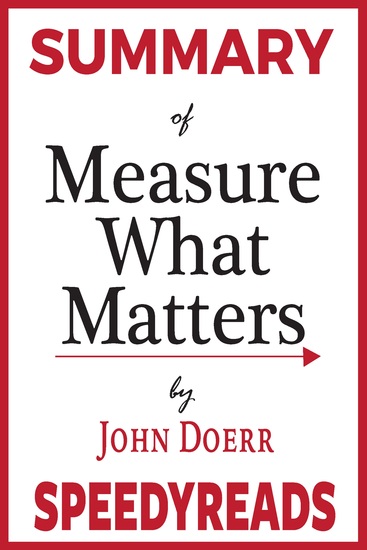 Summary of Measure What Matters - cover