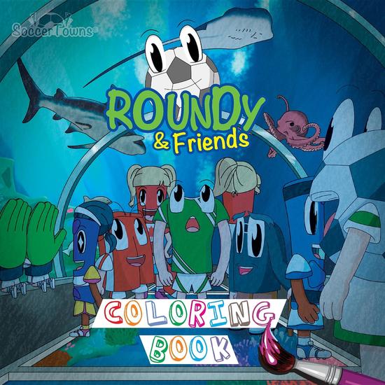 Roundy & Friends Coloring Book - cover