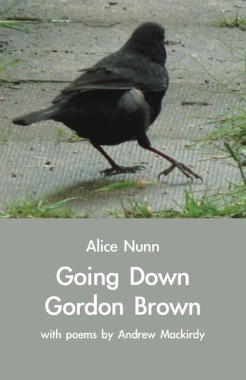 Going Down Gordon Brown - with poems by Andrew Mackirdy - cover