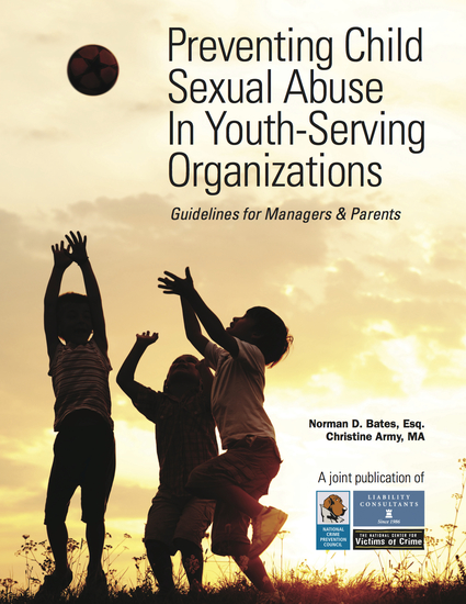 Preventing Child Sexual Abuse In Youth-Serving Organizations - cover