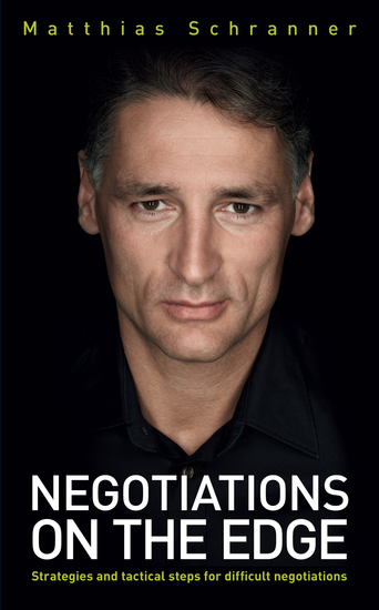 Negotiations on the Edge - Strategies and tactical steps for difficult negotiations - cover