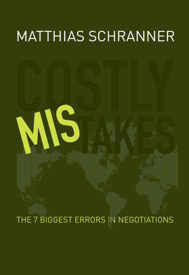 Costly Mistakes - The 7 biggest errors in negotiations - cover