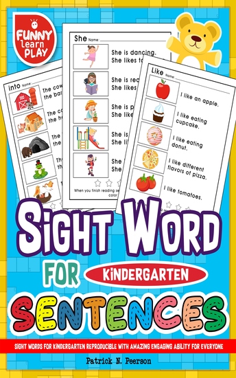 First 100 Sight Words - For Amazing Practice & Efficiency 100 Sight Words Kindergarten with Amazing Riddles & Games - cover