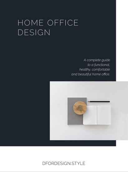 Home Office Design - A complete guide to a functional healthy comfortable and beautiful home office - cover
