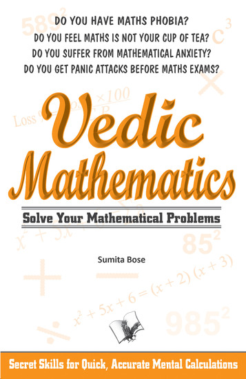 Vedic Mathematics - Secrets skills for quick accurate mental calculations - cover