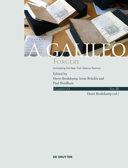 A Galileo Forgery - Unmasking the New York Sidereus Nuncius - cover