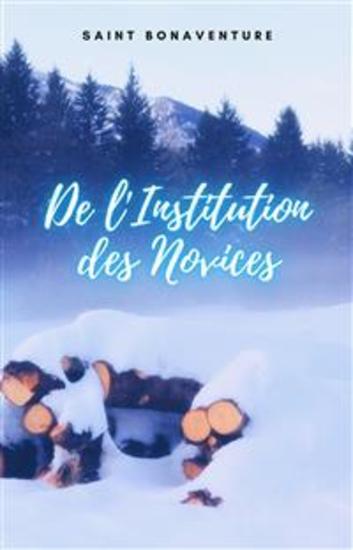 De l'Institution des Novices - cover