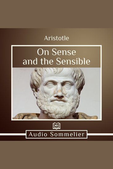 On Sense and the Sensible - cover
