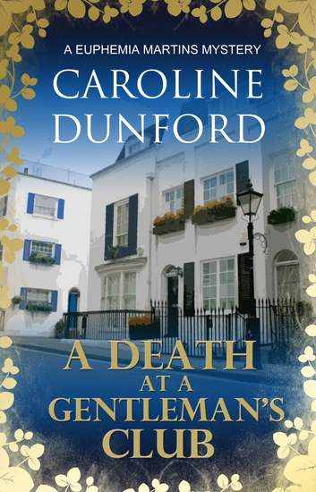 A Death at a Gentleman's Club - A Euphemia Martins Mystery - cover