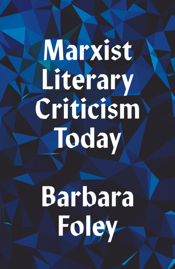 Marxist Literary Criticism Today - cover