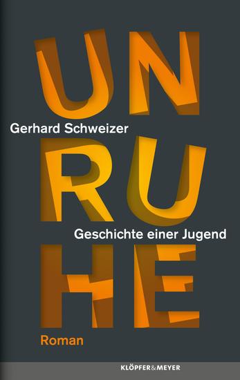 Unruhe - Roman - cover