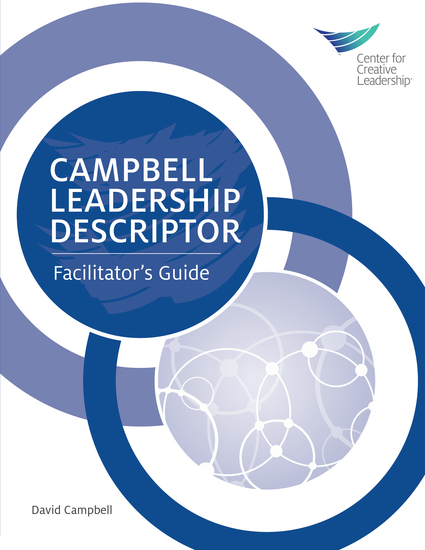 Campbell Leadership Descriptor Facilitator's Guide - cover