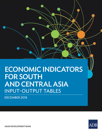 Economic Indicators for South and Central Asia - Input–Output Tables - cover