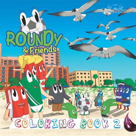 Roundy & Friends - Coloring Book 2 - cover