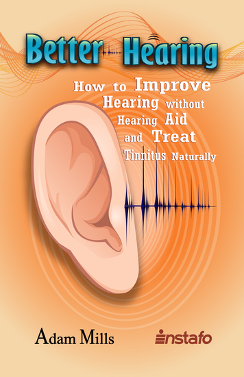 Better Hearing - How to Improve Hearing without a Hearing Aid and Treat Tinnitus Naturally - cover