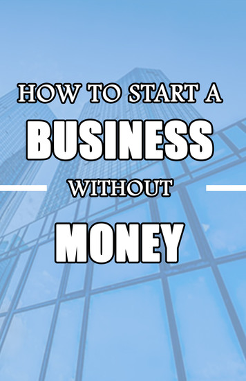 How to Start a Business without Money - cover
