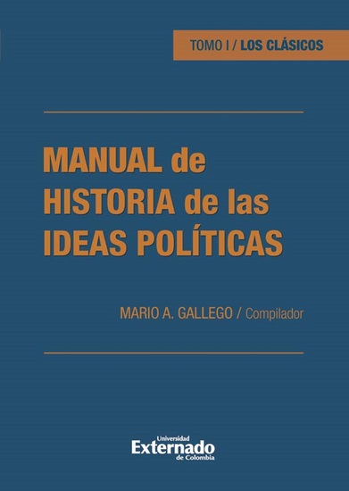 Manual de historia de las ideas políticas - Tomo I Los clásicos - cover