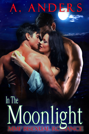 In The Moonlight - MMF Bisexual Romance - cover