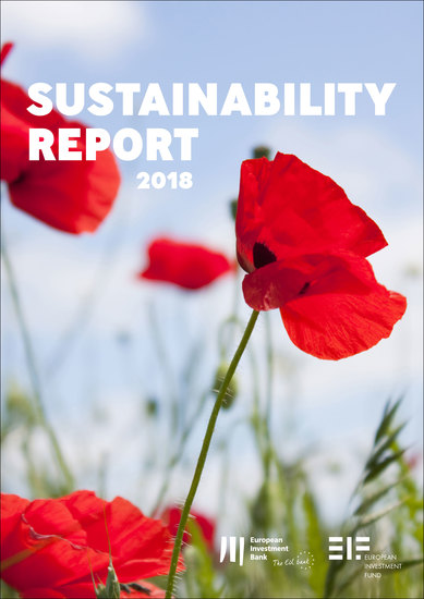 European Investment Bank Group Sustainability Report 2018 - cover