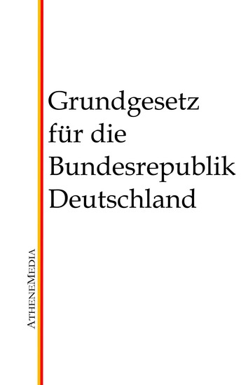 Grundgesetz für die Bundesrepublik Deutschland - GG - cover
