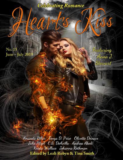 Heart’s Kiss: Issue 15 June-July 2019: Featuring Anna J Stewart - Heart's Kiss #15 - cover