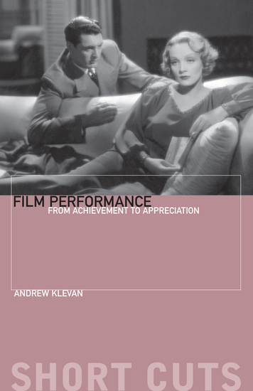 Film Performance - From Achievement to Appreciation - cover