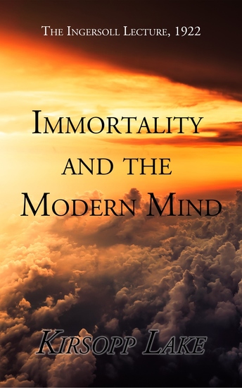 Immortality and the Modern Mind - cover