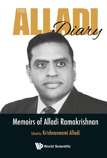 The Alladi Diary - Memoirs of Alladi Ramakrishnan - cover