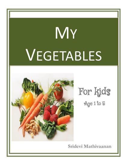 My Vegetables - Smart Kids - Vegetables #1 - cover