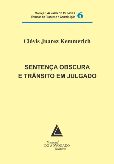 Sentença Obscura e Trânsito em Julgado - cover