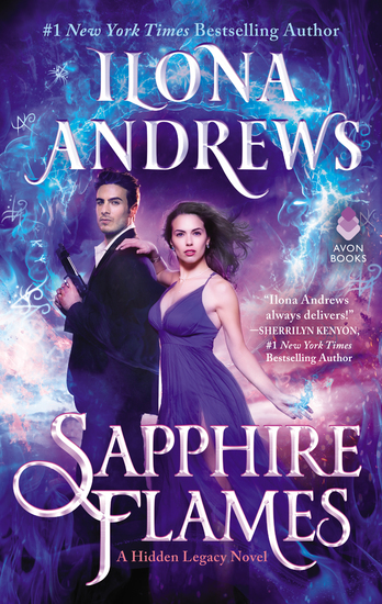 Sapphire Flames - A Hidden Legacy Novel - cover