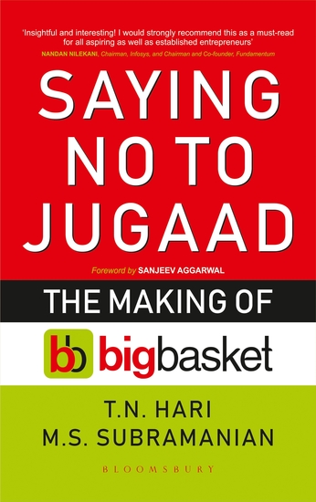 Saying No to Jugaad - The Making of Bigbasket - cover