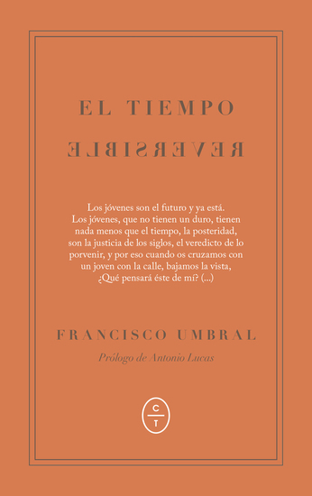 El tiempo reversible - cover