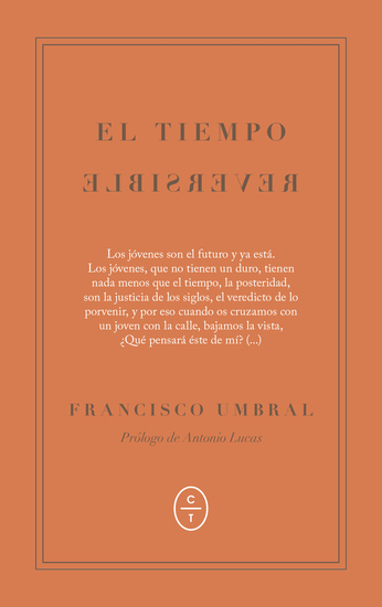 El tiempo reversible - cover