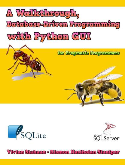 A Walkthrough Database-Driven Programming with Python Gui for Pragmatic Programmers - cover