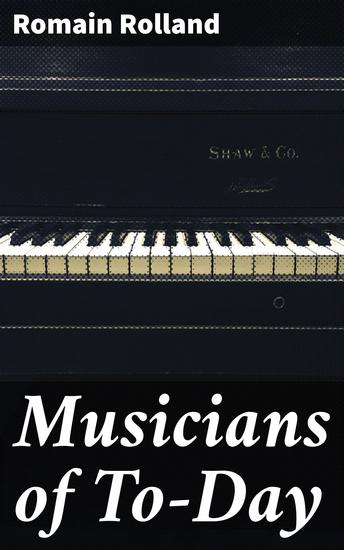 Musicians of To-Day - cover