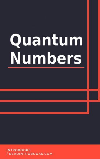 Quantum Numbers - cover