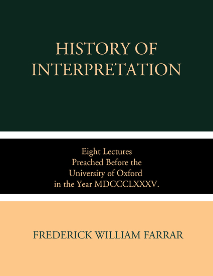 History of Interpretation - cover