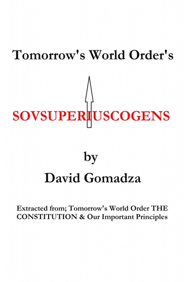 Tomorrow's World Order's Sovsuperiuscogens - cover