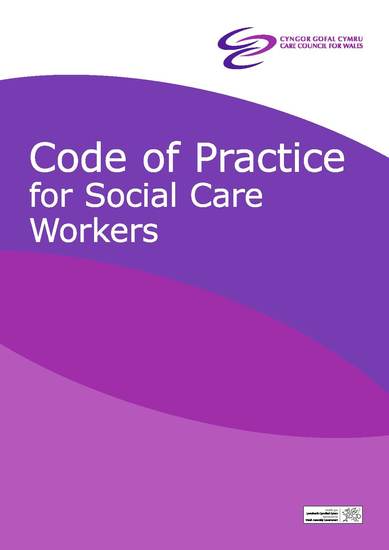 Code of practice for social care workers - cover