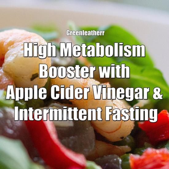 High Metabolism Booster with Apple Cider Vinegar & Intermittent Fasting - cover