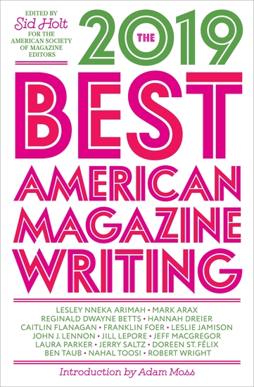 The Best American Magazine Writing 2019 - cover