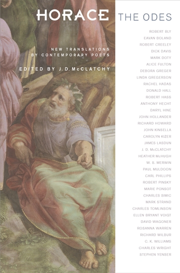 Horace The Odes - New Translations by Contemporary Poets - cover
