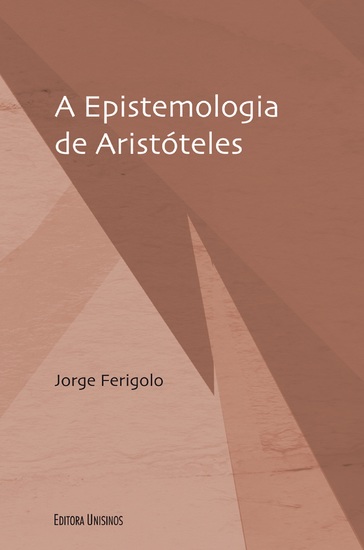 A epistemologia de Aristóteles - cover