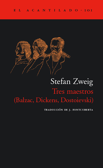 Tres maestros - (Balzac Dickens Dostoievski) - cover