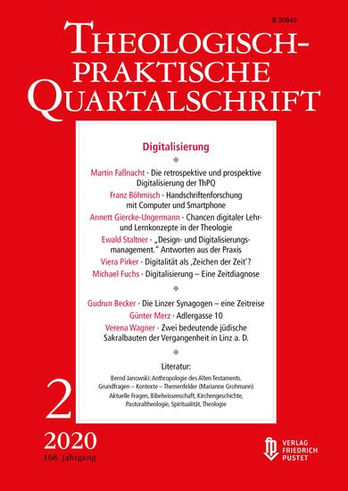 Digitalisierung - Theologisch-praktische Quartalschrift 2 2020 - cover