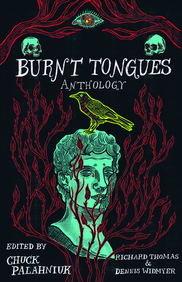 Burnt Tongues Anthology - cover