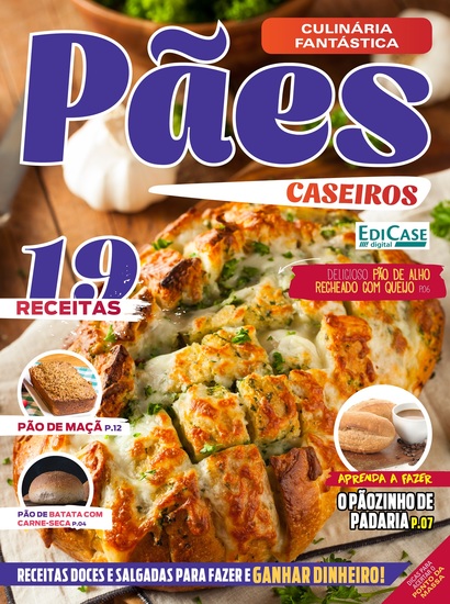 Culinária Fantástica Ed 01 - Pães Caseiros - cover