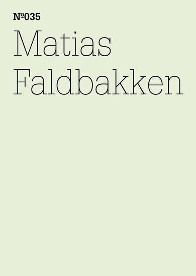 Matias Faldbakken - SUCHE(dOCUMENTA (13): 100 Notes - 100 Thoughts 100 Notizen - 100 Gedanken # 035) - cover